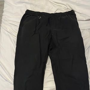 Black large joggers
